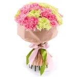 Букет из гвоздик «Велюр»