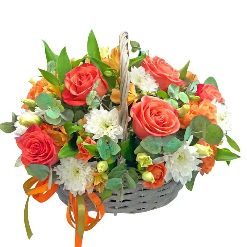 Корзина с цветами Астрид